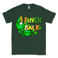 Sports Green I pinch back with crab st. patricks day Classic Tee - FaDigitalArtStudio