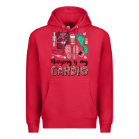 Cardinal nursing is my cardio Premium Hoodie - BarkalooDesign