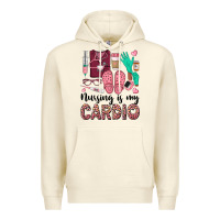 Sandshell nursing is my cardio Premium Hoodie - BarkalooDesign