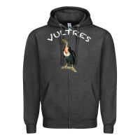 Charcoal Heather Vultures Zipper Hoodie - Bettercallsaul