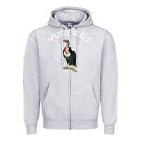 Heather Grey Vultures Zipper Hoodie - Bettercallsaul
