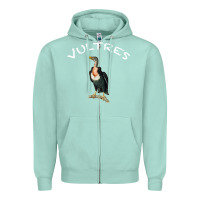 Seafoam Vultures Zipper Hoodie - Bettercallsaul