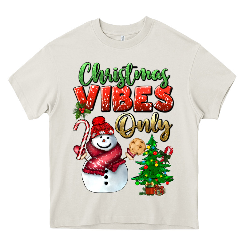 Christmas Vibes Only Heavy Core Tee by BundleAndBundleShop | Teevron