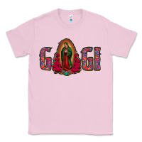 Bubblegum Pink Gigi Lady Of Guadalupe Classic Tee - Jasminsmagicworld