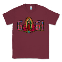 Burgundy Gigi Lady Of Guadalupe Classic Tee - Jasminsmagicworld
