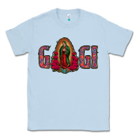 Dusty Blue Gigi Lady Of Guadalupe Classic Tee - Jasminsmagicworld