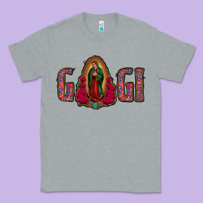 Gigi Lady Of Guadalupe Classic Tee Designed By Jasminsmagicworld
