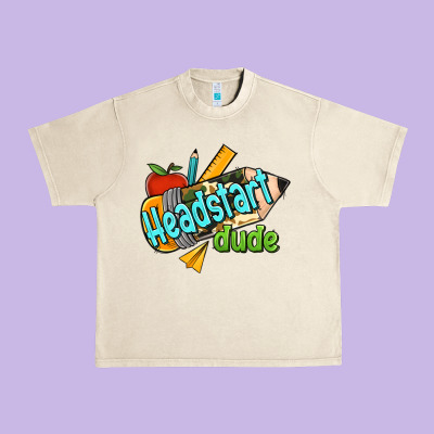 Headstart Dude Urban Heavy Tee Designed By Ranaportraitstore