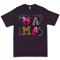 Plum Racing leopard frame mama Mother's Day Premium Tee - LillyAllenDesigns