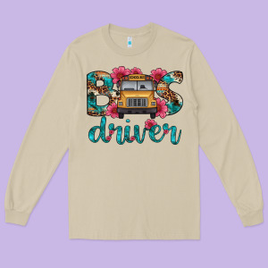Bus Driver Long Sleeve Tee Designed By Artiststas