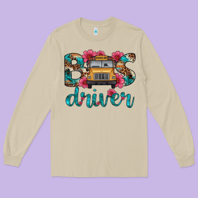 Bus Driver Long Sleeve Tee Designed By Artiststas