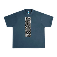Midnight Navy Zebra Urban Heavy Tee - LillyAllenDesigns