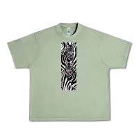 Oil Green Zebra Urban Heavy Tee - LillyAllenDesigns