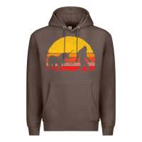Coffee sasquatch and unicorn vintage Premium Hoodie - artisFamous