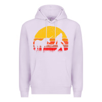 Lilac sasquatch and unicorn vintage Premium Hoodie - artisFamous
