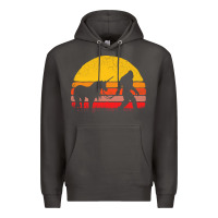Smoke sasquatch and unicorn vintage Premium Hoodie - artisFamous
