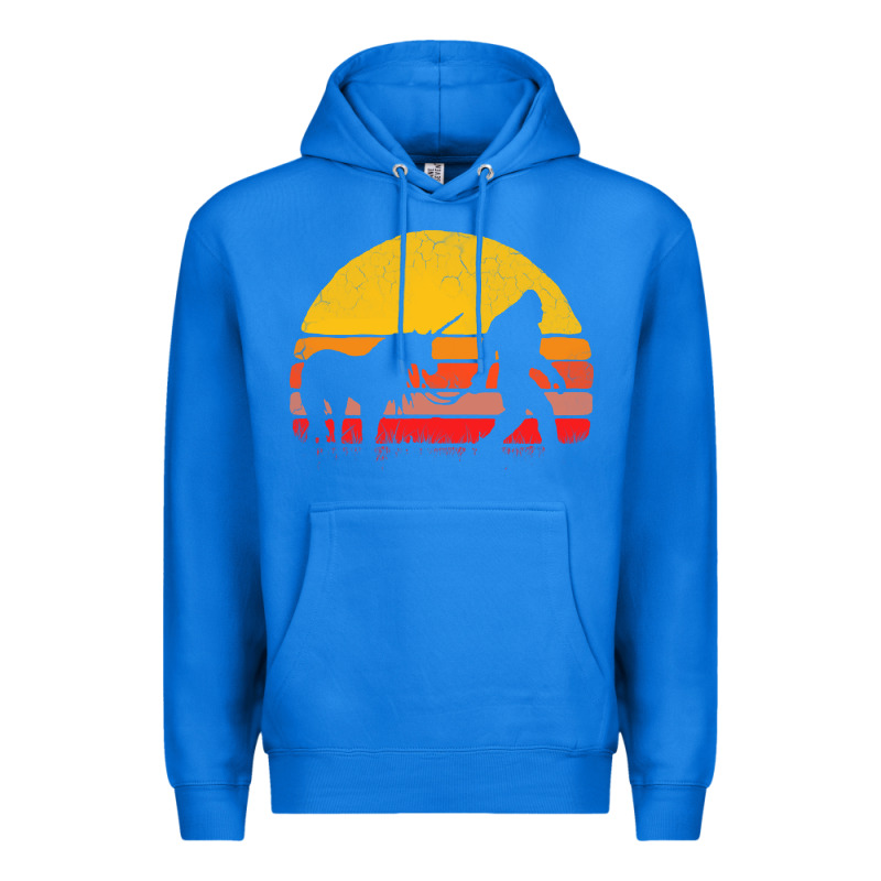 Sasquatch And Unicorn Vintage Premium Hoodie by artisFamous | Teevron