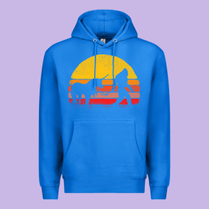 Sasquatch And Unicorn Vintage Premium Hoodie Designed By Artisfamous