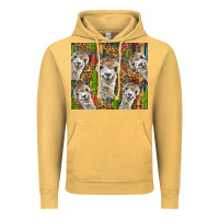 Vintage Mustard alpaca Vintage Hoodie - BarkalooDesign