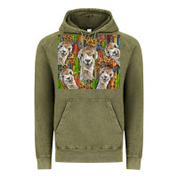 Vintage Olive alpaca Vintage Hoodie - BarkalooDesign