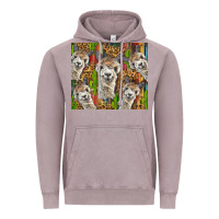 Vintage Zinc alpaca Vintage Hoodie - BarkalooDesign