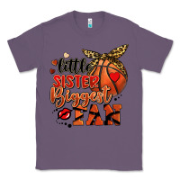 Lavender little sister biggest fan basketball Classic Tee - FaDigitalArtStudio