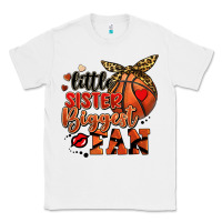 White little sister biggest fan basketball Classic Tee - FaDigitalArtStudio