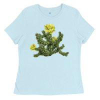 Baby Blue whipple cholla cactus Ladies Tee - LillyAllenDesigns
