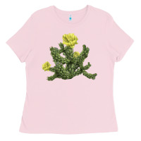 Bubblegum Pink whipple cholla cactus Ladies Tee - LillyAllenDesigns