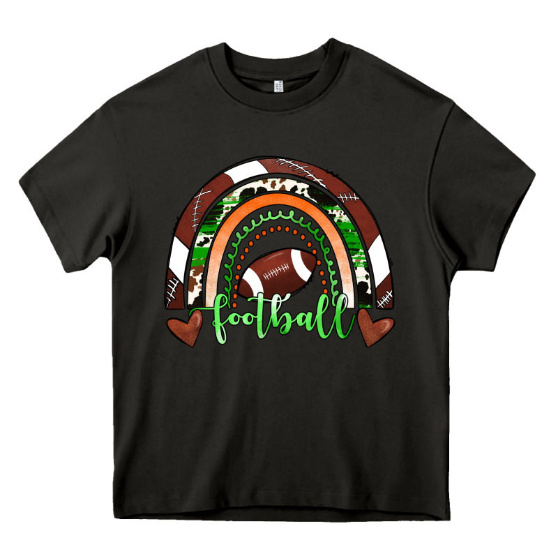 Football Rainbow Heavy Core Tee by RanaPortraitStore | Teevron