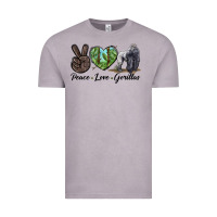 Vintage Zinc Peace Love Gorillas Vintage Tee - LillyAllenDesigns