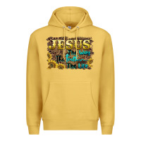 Antique Gold jesus the way the truth the life Premium Hoodie - BarkalooDesign