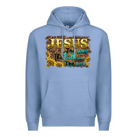 Colony Blue jesus the way the truth the life Premium Hoodie - BarkalooDesign