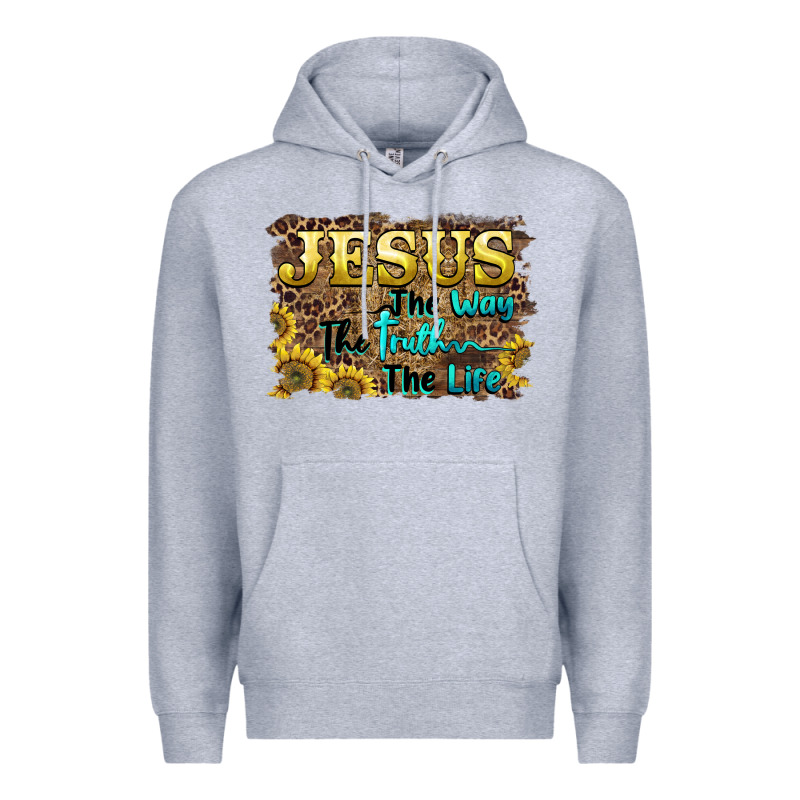 Jesus The Way The Truth The Life Premium Hoodie by BarkalooDesign | Teevron