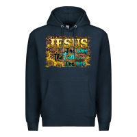 Navy jesus the way the truth the life Premium Hoodie - BarkalooDesign
