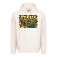 Pale Pink jesus the way the truth the life Premium Hoodie - BarkalooDesign