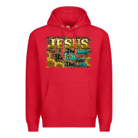 Red jesus the way the truth the life Premium Hoodie - BarkalooDesign