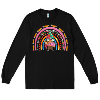 Black teacher gnome rainbow Long Sleeve Tee - Artiststas