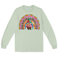 Matcha teacher gnome rainbow Long Sleeve Tee - Artiststas