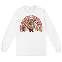 White teacher gnome rainbow Long Sleeve Tee - Artiststas