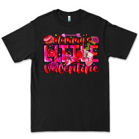 Black Mommy's Little Valentine Premium Tee - CowhideDigitalArt