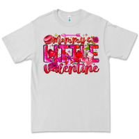 Dove Grey Mommy's Little Valentine Premium Tee - CowhideDigitalArt