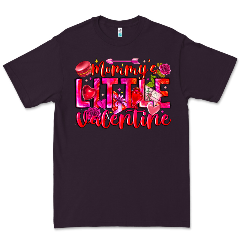 Mommy's Little Valentine Premium Tee by CowhideDigitalArt | Teevron