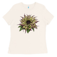 Bone sun   fill purple sunflower Ladies Tee - LillyAllenDesigns