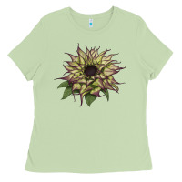 Matcha sun   fill purple sunflower Ladies Tee - LillyAllenDesigns