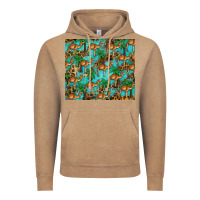 Vintage Coffee camel leopard Vintage Hoodie - BarkalooDesign
