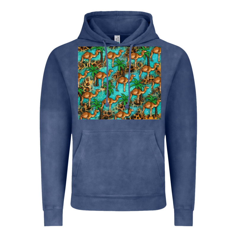 Camel Leopard Vintage Hoodie by BarkalooDesign | Teevron