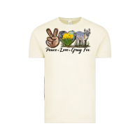 Vintage Arctic Peace Love Gray Fox Vintage Tee - LillyAllenDesigns