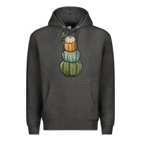 Charcoal Heather pumpkins Premium Hoodie - RanaPortraitStore