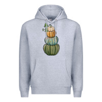 Heather Grey pumpkins Premium Hoodie - RanaPortraitStore